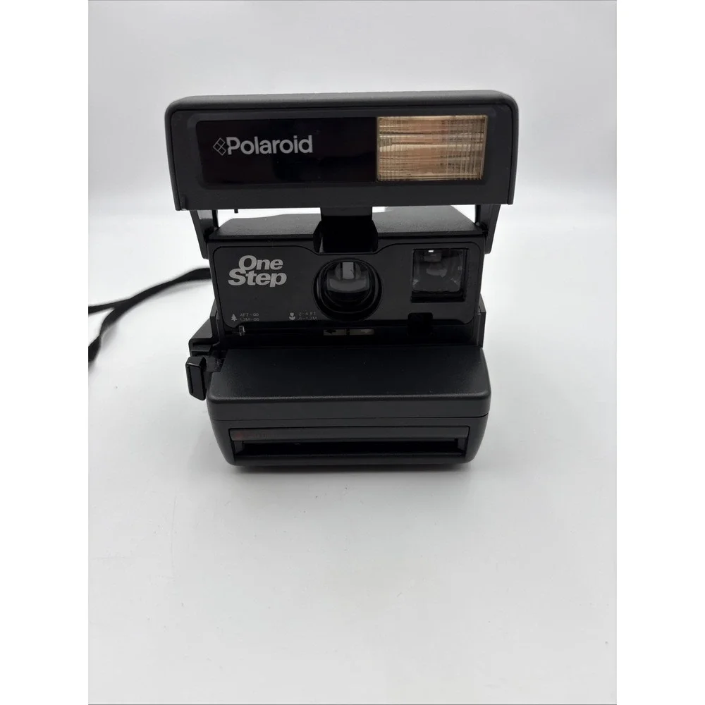 Polaroid One Step Instant Film Camera Vintage Black 600 Series Made in UK